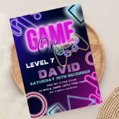 Videospel op verjaardagsuitnodiging | Niveau 7 Kaart