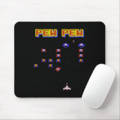 Videospel Oude School Game 80s  Gaming Game Muismat (Met muis)