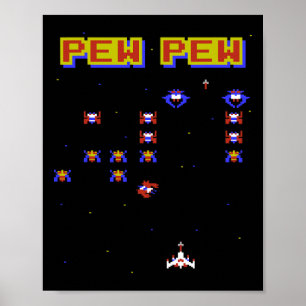Videospel Oude School Game 80s  Gaming Game Poster