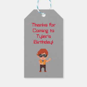 Videospel Party Favor Label Cadeaulabel