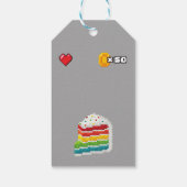 Videospel Party Favor Label Cadeaulabel (Achterkant)