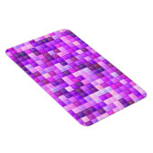 Videospel Pixels Roze Vierkant Patroon Magneet (Rechterzijde)