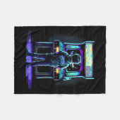 Videospel  Retro Arcade 3 Fleece Deken (Voorkant (Horizontaal))