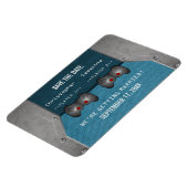 VideoSpel sparen de Datum Magnet, Blauw Magneet (Linkerzijde)