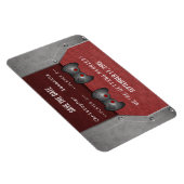 VideoSpel sparen de Magneet van de Datum, Maroon (Rechterzijde)