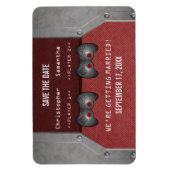 VideoSpel sparen de Magneet van de Datum, Maroon (Verticaal)