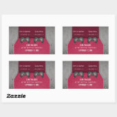 VideoSpel sparen de Stickers van de Datum, Roze (Vel)