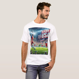 VIDEOSPEL USA WORLD CUP OP WIT T-SHIRT