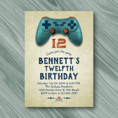  Videospel Verjaardag Kaart