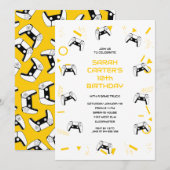 Videospel Verjaardag Kaart (Voorkant / Achterkant)