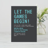 Videospel Verjaardag Kaart (Staand voorkant)