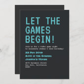 Videospel Verjaardag Kaart (Voorkant / Achterkant)