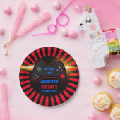 Videospel Verjaardag Papieren Bordje (Feest)