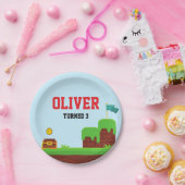 Videospel Verjaardagsborden Gamer Feestbenodigdhed Papieren Bordje (Feest)