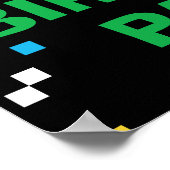 Videospel Verjaardagsfeestje Welkom Poster (Hoek)