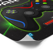 Videospel Verjaardagsfeestje Welkomstbord Jongens Poster (Hoek)