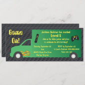 Videospel Vrachtwagen Verjaardagsfeestje Kaart (Voorkant / Achterkant)