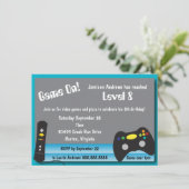 Videospel Vrachtwagen Verjaardagsfeestje Kaart (Staand voorkant)