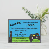 Videospel Vrachtwagen Verjaardagsfeestje Kaart (Staand voorkant)