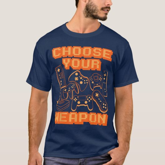 Videospelconsole-controller Computer-videospelspel T-shirt (Voorkant)