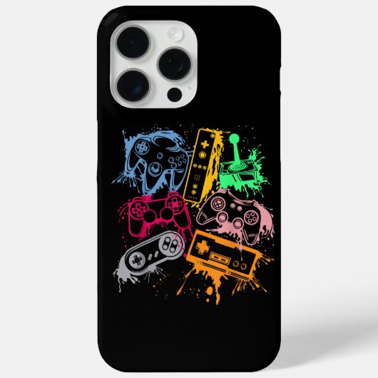 Videospelconsole-controllers 80-90-inch boog herst Case-Mate iPhone case (Achterkant)