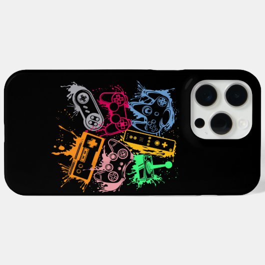 Videospelconsole-controllers 80-90-inch boog herst Case-Mate iPhone case (Achterkant (horizontaal))