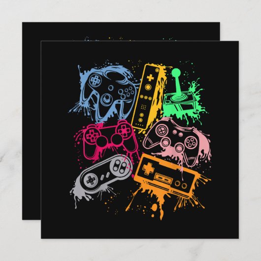 Videospelconsole-controllers 80-90-inch boog herst kaart (Voorkant / Achterkant)