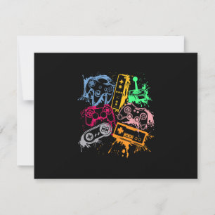 Videospelconsole-controllers 80-90-inch boog herst RSVP kaartje