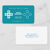 Videospelconsole joypad cover visitekaartje (Voorkant / Achterkant)