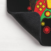 Videospelcontroller Afro Black History Month Gam Muismat (Hoek)