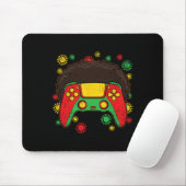 Videospelcontroller Afro Black History Month Gam Muismat (Met muis)