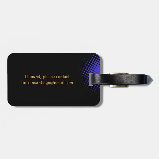 Videospelcontroller Bagagelabel (Achterkant horizontaal)