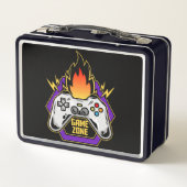 Videospelcontroller Game Zone met Vlammen (Achterkant)