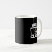 Videospelcontroller Keep It Clic Humor 80s Retro Koffiemok (Voorkant rechts)