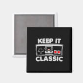 Videospelcontroller Keep It Clic Humor 80s Retro Magneet (Voorkant / Achterkant)