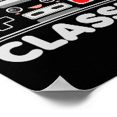 Videospelcontroller Keep It Clic Humor 80s Retro Poster (Hoek)