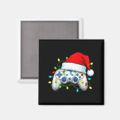 Videospelcontroller Kerstman Santa Hoed Gamer Bo Magneet (Voorkant / Achterkant)