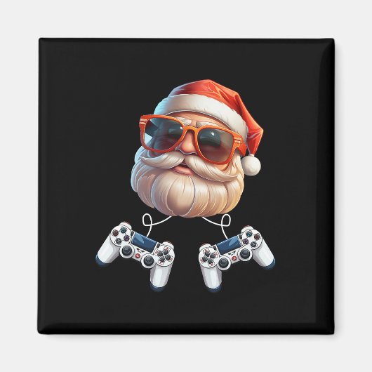 Videospelcontroller Kerstmis Gamer Game-enthousias Magneet (Voorkant)