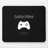 Videospelcontroller, Laten we afspelen, rode en gr Muismat (Voorkant)