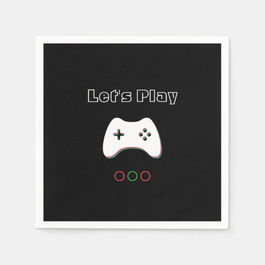 Videospelcontroller, Laten we afspelen, rode en gr Servet (Voorkant)