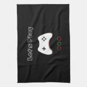 Videospelcontroller, Laten we afspelen, rode en gr Theedoek (Verticaal)