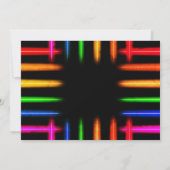 Videospelcontroller Neon Gaming Foto Verjaardag Bedankkaart (Achterkant)