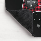 Videospelcontroller Rood Geruit Gamer Jongens Kind Muismat (Hoek)