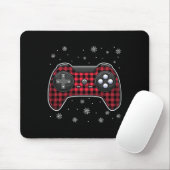 Videospelcontroller Rood Geruit Gamer Jongens Kind Muismat (Met muis)
