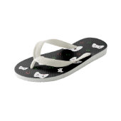 Videospelcontroller, speltijd, rode & groene kunst kinder teenslippers (Schuin)