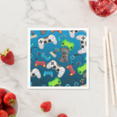 Videospelcontrollers Gamer Birthday Party Servetten (Insitu)