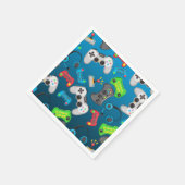 Videospelcontrollers Gamer Birthday Party Servetten (Hoek)