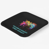 Videospellen Blue Boy Baby shower Papieren Bordje (Gebogen)