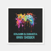 Videospellen Blue Boy Baby shower Servet (Voorkant)