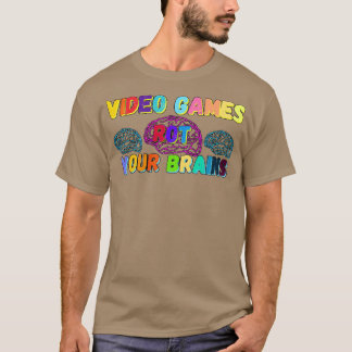 Videospellen in je hersenen 17 t-shirt
